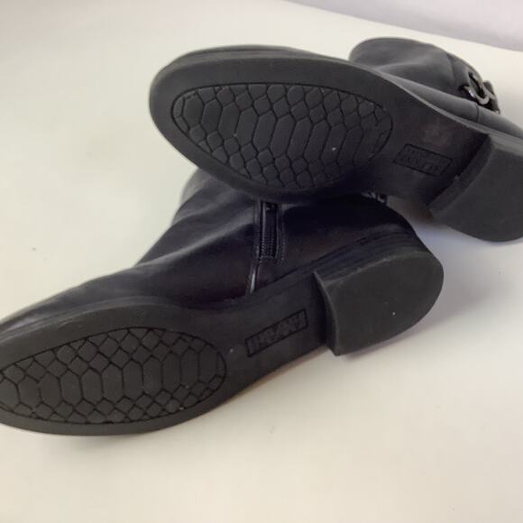 Alfani Step & Flex Womens Ankle Boots - Size 5M - Black Leather Upper - Picture 3 of 8